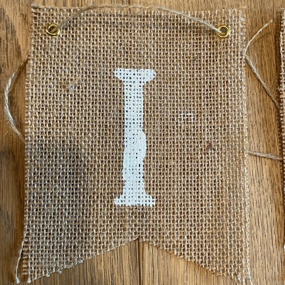 Little Pumpkin Birthday Bunting Banner Rustic burlap farmhouse first birthday